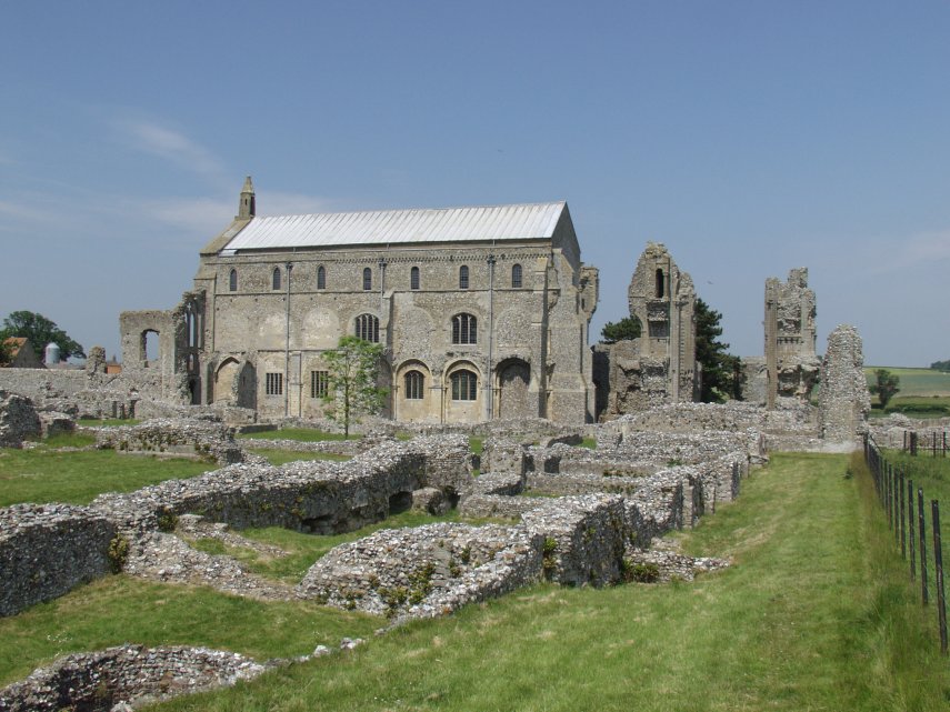 Binham Priory, Binham, Wells-next-the-Sea, Norfolk, England, Great Britain