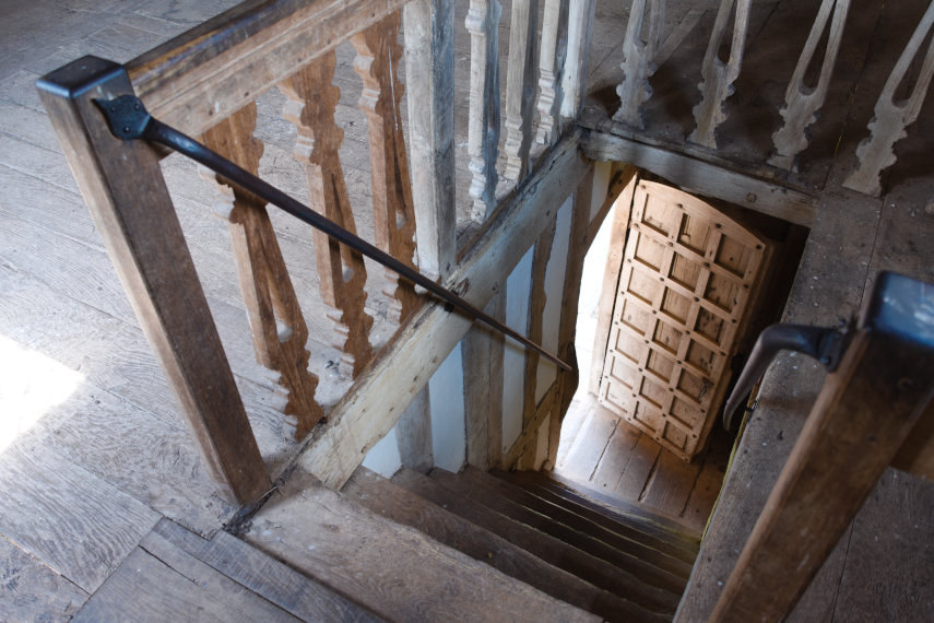 The Gatehouse Stairs, Brockhampton, Herefordshire, England, Great Britain