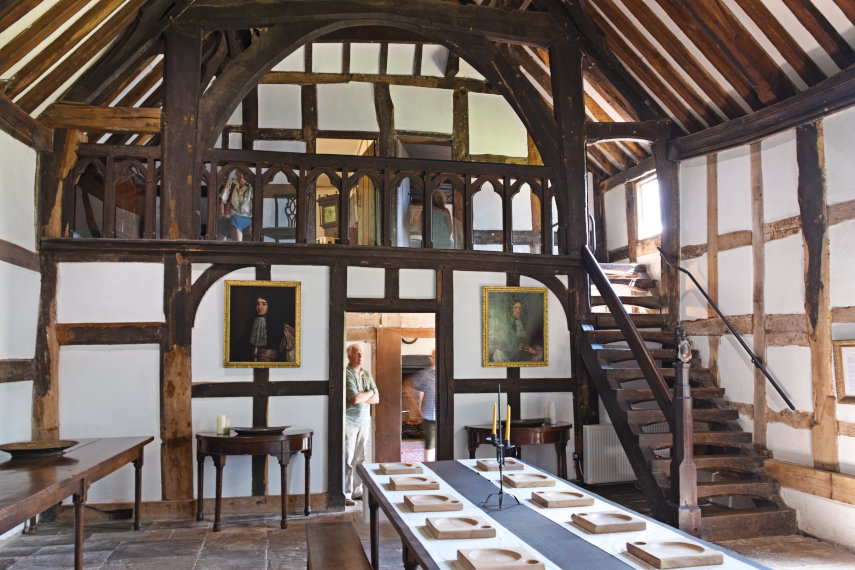 The Great Hall, Brockhampton, Herefordshire, England, Great Britain