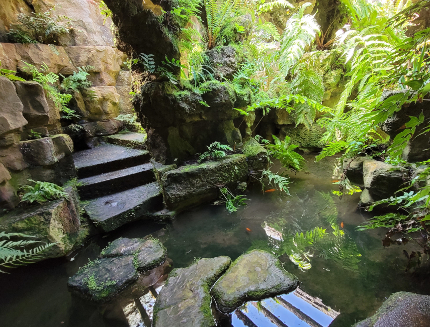 One of the Grottoes, Dewstow Gardens, Caerwent, Monmouthshire