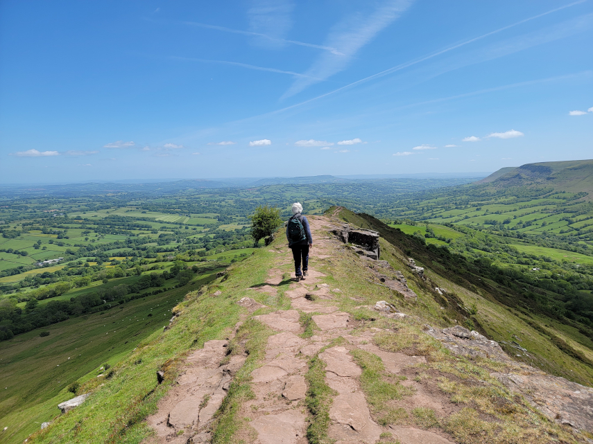 The Catsback Ridge, Brecknockshire, Wales