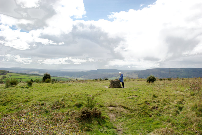 Central Area, Bury Ditches, Clun, Shropshire, England