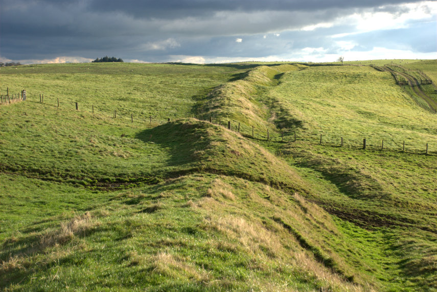 Offa's Dyke, Llanfair Hill, Clun, Shropshire, England