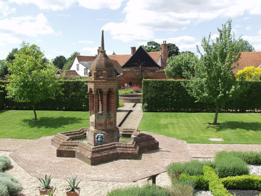 The Tudor Garden, Cressing Temple Barns, Braintree, Essex, England, Great Britain