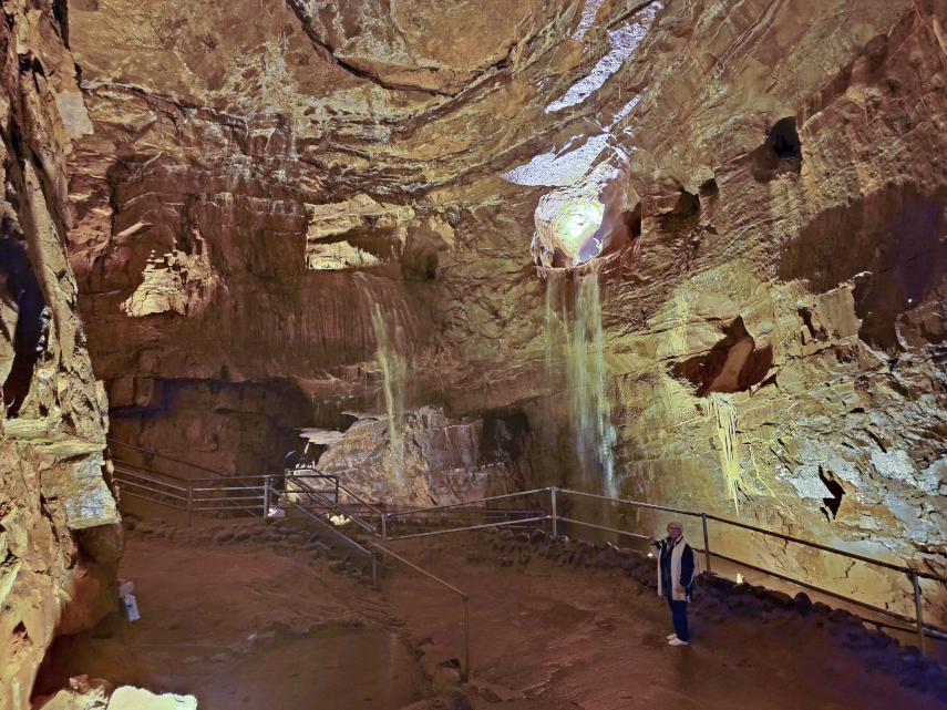 Dan-yr-Ogof Cave, Brecknockshire, Wales.