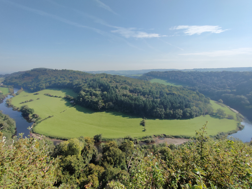 The view from Symonds Yat Rock.