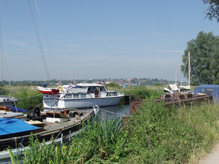 The Canal, Heybridge Basin, Maldon, Essex, England, Great Britain