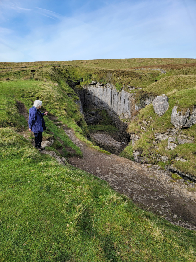 Hull Pot, Pen-y-Ghent, Yorkshire, England, Great Britain