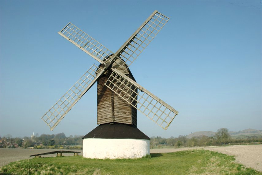 Pitstone Windmill, Ivinghoe, Buckinghamshire, England, Great Britain