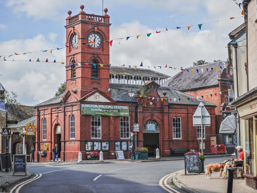 The Market Hall, Kington, Herefordshire, England, Great Britain