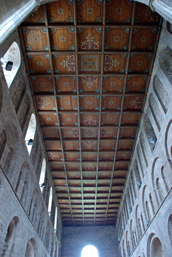 The North Nave Ceiling, Leominster Priory, Leominster, Herefordshire, England, Great Britain