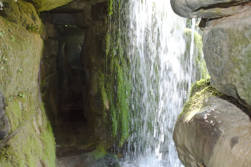 The Waterfall Passage, Hampton Court Castle, Herefordshire, England, Great Britain