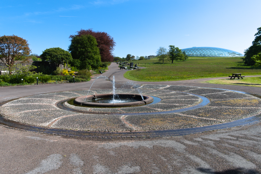 The Fountain, National Botanic Gardens of Wales, Llanarthne, Carmarthenshire