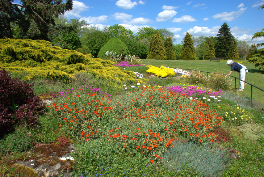 Another view of the Rockery, Hall Place, Bexley, London, England, Great Britain