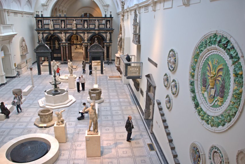 The Medieval & Renaissance Galleries, Victoria & Albert Museum, South Kensington, London, England, Great Britain