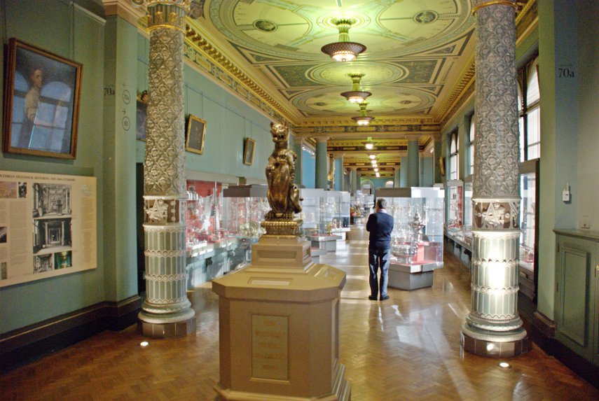 The Silver Gallery, Victoria & Albert Museum, South Kensington, London, England, Great Britain