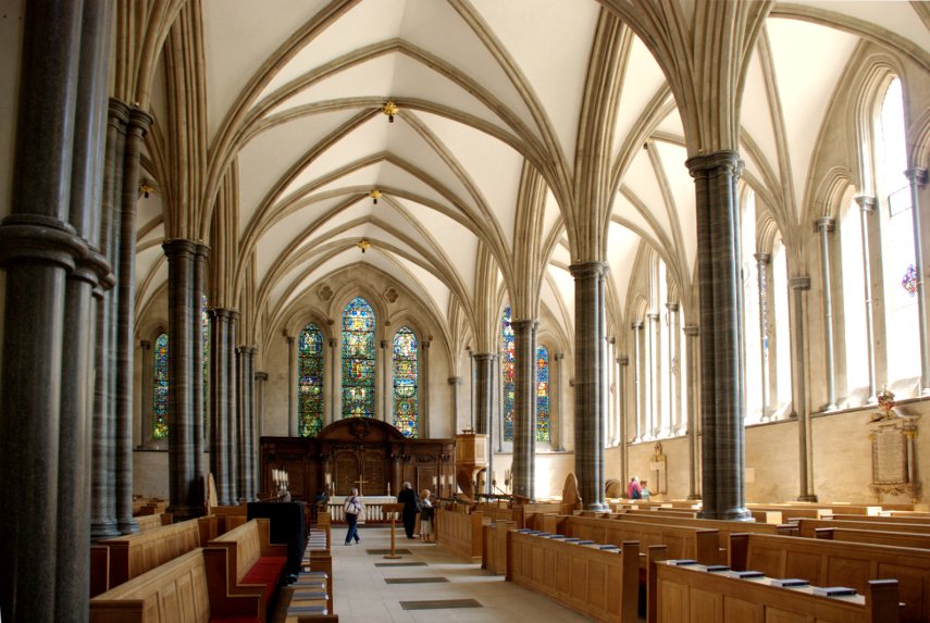 The Chancel, Temple Church, London, England, Great Britain