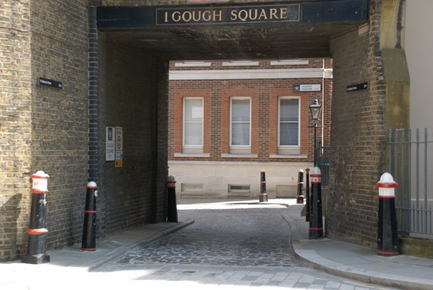 Another part of Gough Square, London, England, Great Britain