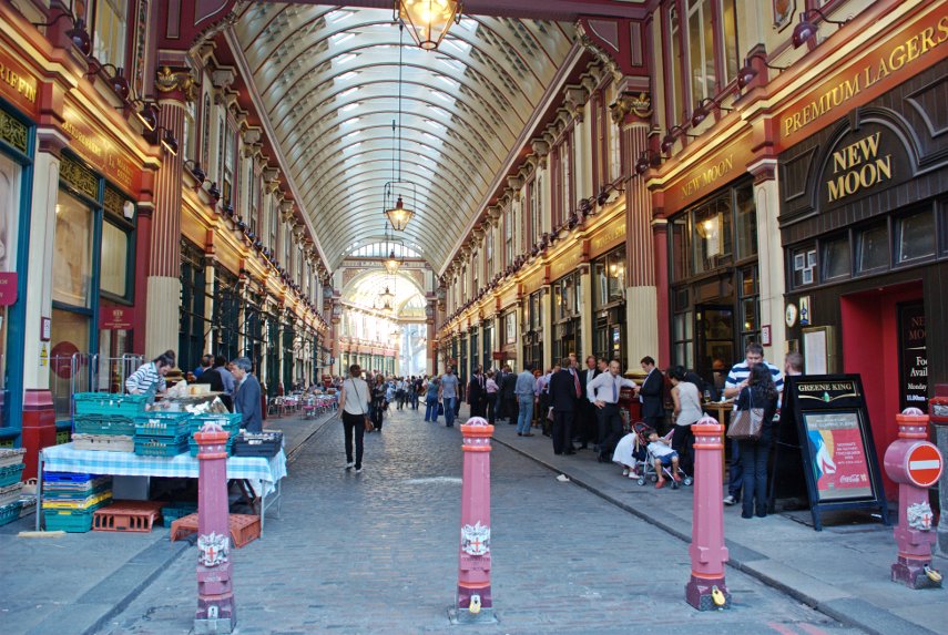 Leadenhall Market, London, England, Great Britain