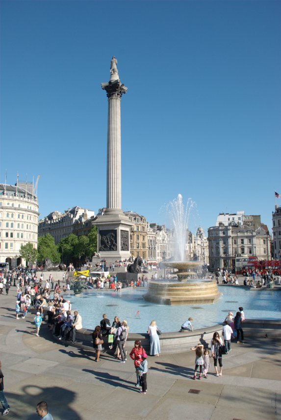 Trafalgar Square, Strand, London, England, Great Britain