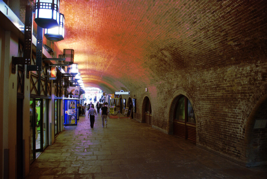 A shopping arcade in Craven Passage, Strand, London, England, Great Britain