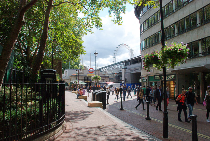 Villiers Street, Strand, London, England, Great Britain