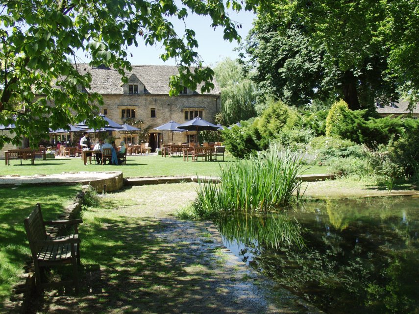 Washbourne Court Hotel, Lower Slaughter, Gloucestershire, England, Great Britain