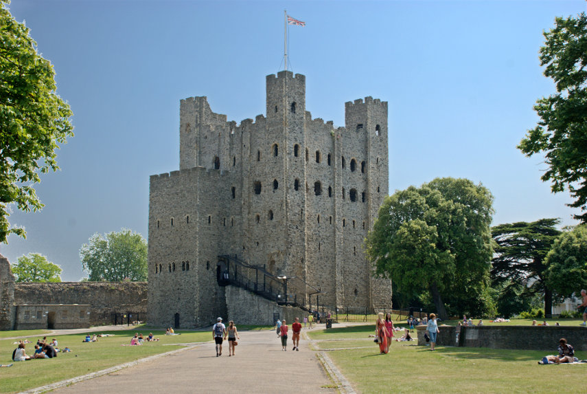 Rochester Castle, Rochester, Kent, England, Great Britain