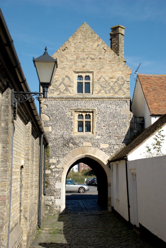 Quay Lane and Fishergate, Sandwich, Kent, England, Great Britain