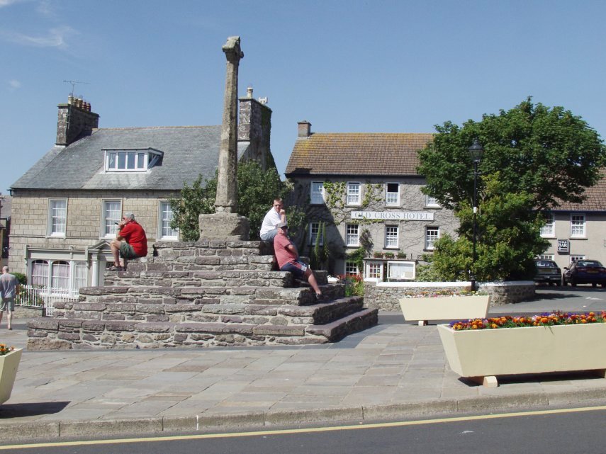 The Old Cross, St. David's, Pembrokeshire, Wales, Great Britain