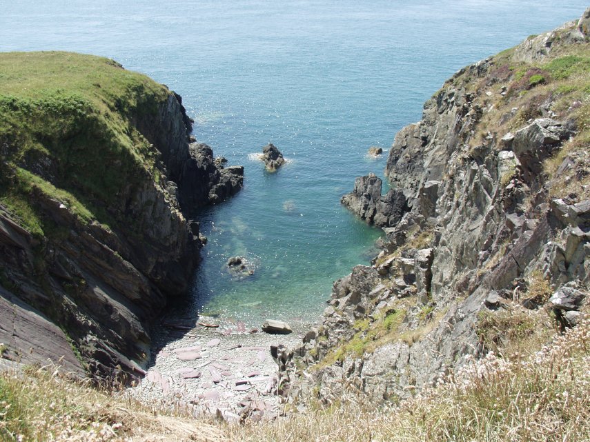 Another little cove, St. David's, Pembrokeshire, Wales, Great Britain