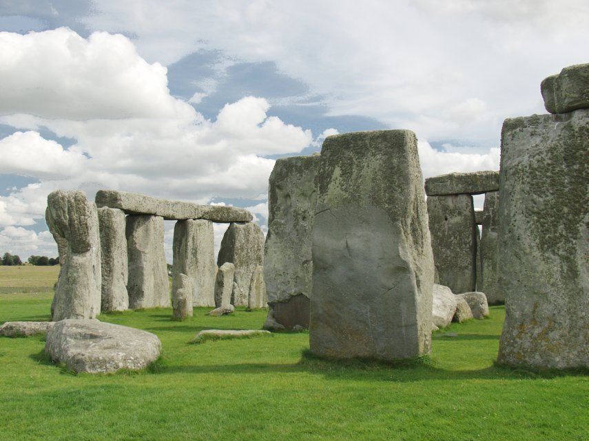 Stonehenge Stone Circle, Amesbury, Wiltshire, England, Great Britain