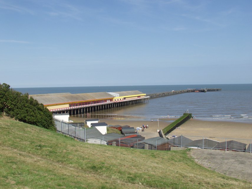 The Pier from the Cliff Top, Walton-on-the-Naze, Essex, England, Great Britain