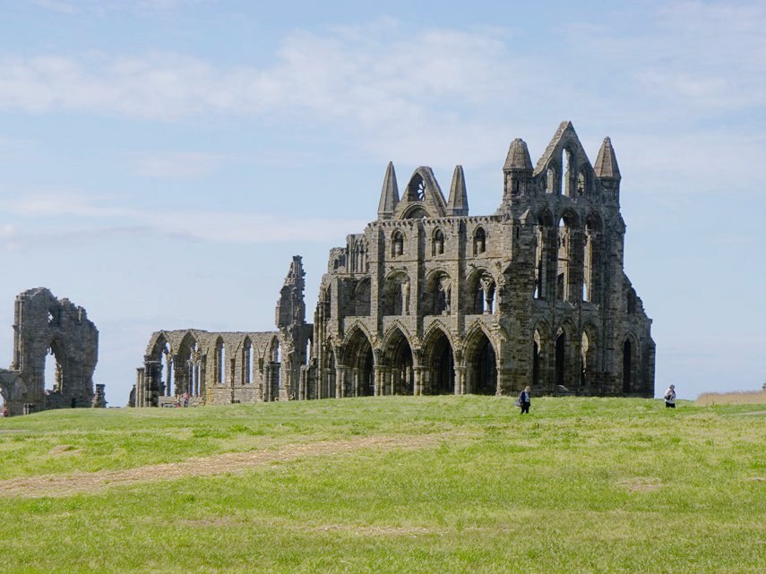 The Abbey Ruins, Whitby, Yorkshire, England, Great Britain