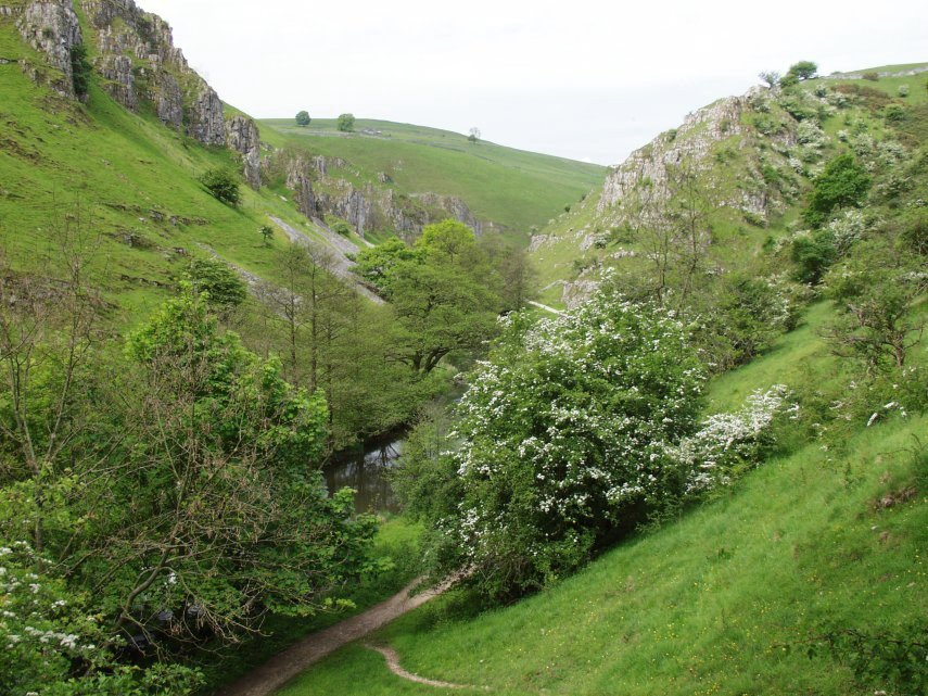 Wolfscote Dale, Derbyshire, England, Great Britain