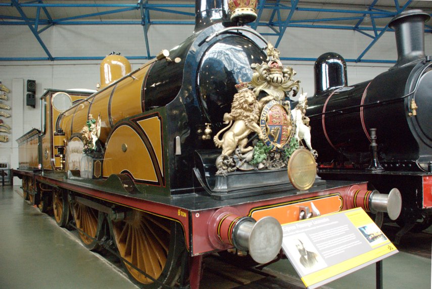 Locomotive 214 Gladstone, National Railway Museum, York, Yorkshire, England, Great Britain