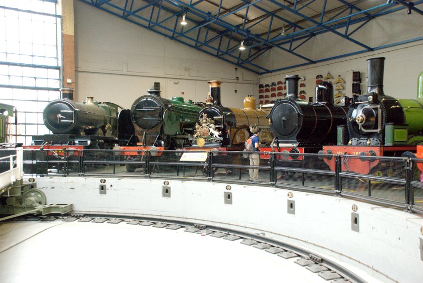 The Turntable area, National Railway Museum, York, Yorkshire, England, Great Britain