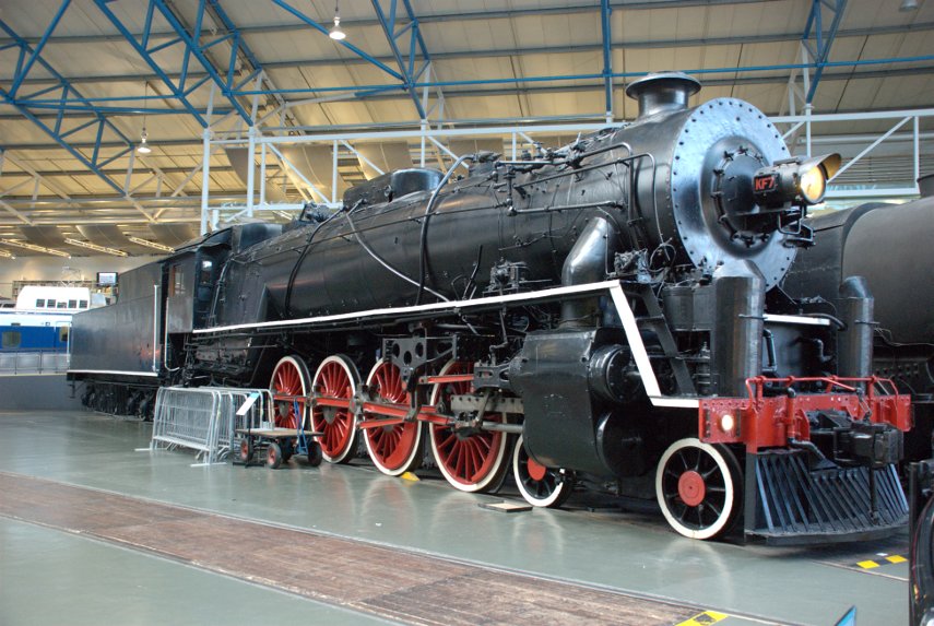 The KF7 Chinese Locomotive, National Railway Museum, York, Yorkshire, England, Great Britain